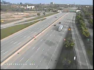 I-96 @ Warren Ave-Traffic closest to camera is traveling east (2501) - USA
