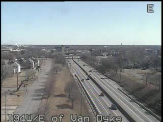 I-94 @ E of Van Dyke-Traffic closest to camera is traveling west (2516) - USA