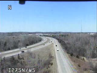 I-275 @ M-5-Traffic closest to camera is traveling east (2408) - USA