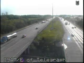 I-94 @ E of Telegraph-Traffic closest to camera is traveling east (2481) - USA