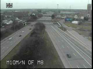 M-10 @ N or M-8-Traffic closest to camera is traveling west (2527) - USA