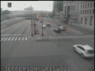 Jefferson @ Griswold-Traffic closest to camera is traveling west (2424) - USA