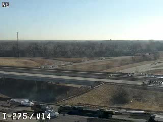 I-275 @ M14-Traffic closest to camera is traveling south (2426) - USA