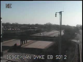 I-696 @ Van Dyke-Traffic closest to camera is traveling east (2536) - USA