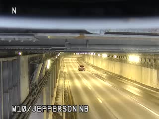 M-10 @ Jefferson NB-Traffic closest to camera is traveling north (2603) - USA