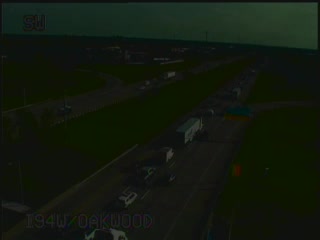 I-94 @ Oakwood-Traffic closest to camera is traveling west (2474) - USA