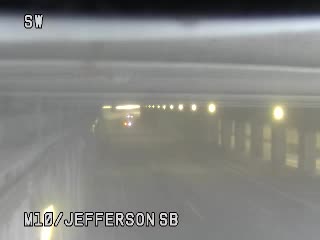 M-10 @ Jefferson SB-Traffic closest to camera is traveling south (2605) - USA