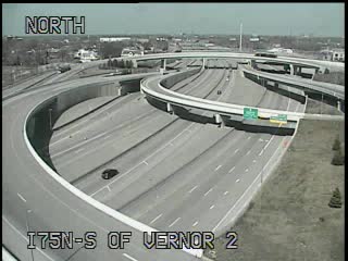 I-75 @ S of Vernor-Traffic closest to camera is traveling north (2438) - USA