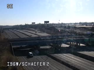 I-96 @ Schaefer Hwy-Traffic closest to camera is traveling west (2487) - USA