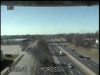 I-94 @ E of Moross-Traffic closest to camera is traveling east (2518) - USA