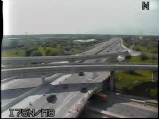 I-75 @ M-8 1-Traffic closest to camera is traveling north (2421) - USA