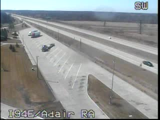 I-94 @ Adair RA-Traffic closest to camera is traveling east (2468) - USA