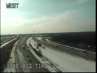 I-94 @ Big Tire-Traffic closest to camera is traveling east (2485) - USA