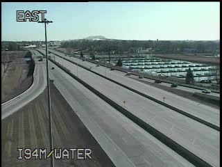 I-94 @ Water St-Traffic closest to camera is traveling east (2510) - USA