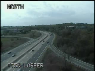 I-75 @ Lapeer Rd-Traffic closest to camera is traveling north (2553) - USA