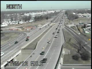 I-75 @ 12Mile-Traffic closest to camera is traveling north (2410) - USA