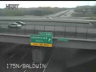 I-75 @ Baldwin-Traffic closest to camera is traveling north (2556) - USA