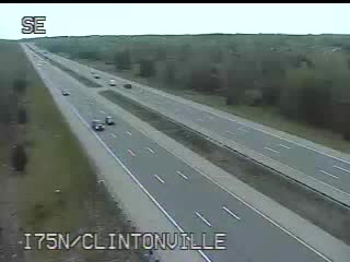 I-75 @ Clintonville-Traffic closest to camera is traveling north (2560) - USA