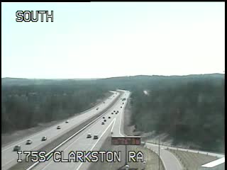 I-75 @ Clarkston RA-Traffic closest to camera is traveling south (2567) - USA