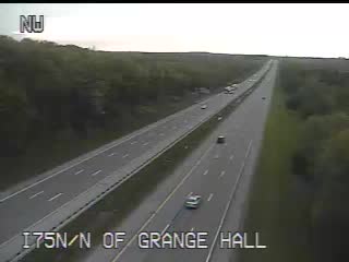 I-75 @ N of Grange Hall-Traffic closest to camera is traveling north (2577) - USA