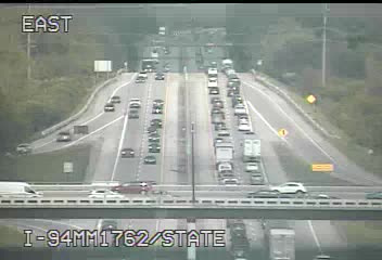 I-94 @ State Rd-Traffic closest to camera is traveling east (2015) - USA