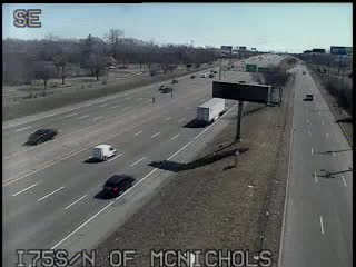 I-75 @ N of McNichols-Traffic closest to camera is traveling south (2306) - USA