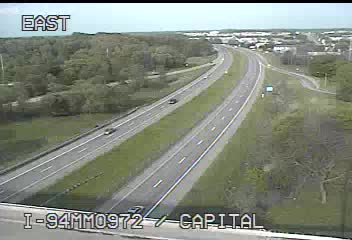 I-94 @ Capital-Traffic closest to camera is traveling east (2007) - USA