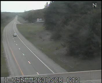 I-75 @ Co Rd 612-Traffic closest to camera is traveling north (2253) - USA