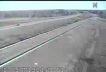 I-75 @ M-61-Traffic closest to camera is traveling north (2249) - USA