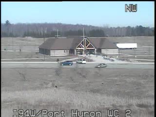 I-94 @ Port Huron Welcome Center-Traffic closest to camera is traveling west (2376) - USA