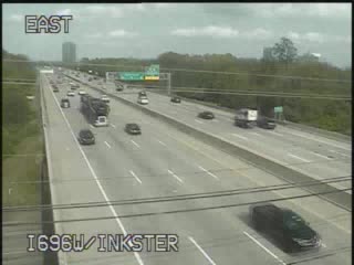 I-696 @ Inkster-Traffic closest to camera is traveling west (2623) - USA