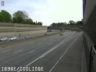 I-696 @ Tunnel at Coolidge-Traffic closest to camera is traveling east (2674) - USA