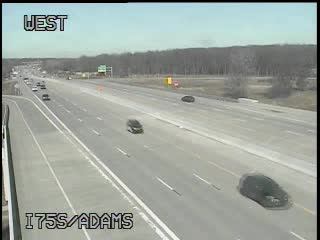 I-75 @ Adams-Traffic closest to camera is traveling south (2681) - USA