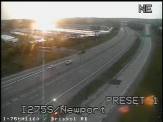 I-75 @ Bristol Rd-Traffic closest to camera is traveling north (2157) - USA