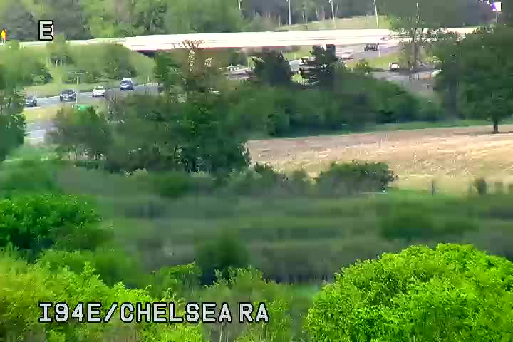 I-94 @ Chelsea RA-Traffic closest to camera is traveling east (2649) - USA
