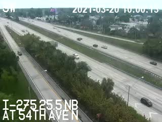 CCTV I-275 25.5 NB - Northbound - 486 - 12 - Florida