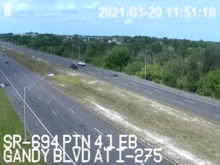 CCTV SR-694 PIN 4.1 EB - Eastbound - 888 - 12 - Florida