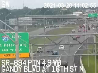 CCTV SR-694 PIN 4.9 WB - Westbound - 890 - 12 - Florida