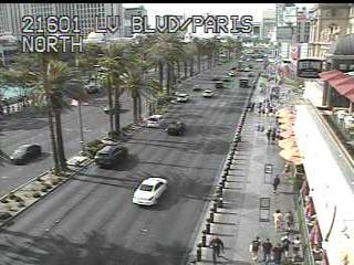 Las Vegas Blvd at Paris - TL-121601 - Nevada and Vegas