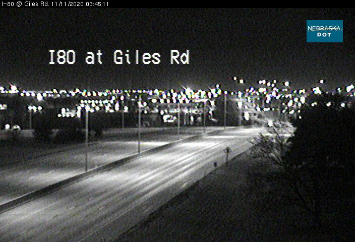 Giles Road Exit - Interstate View - I-80 - USA