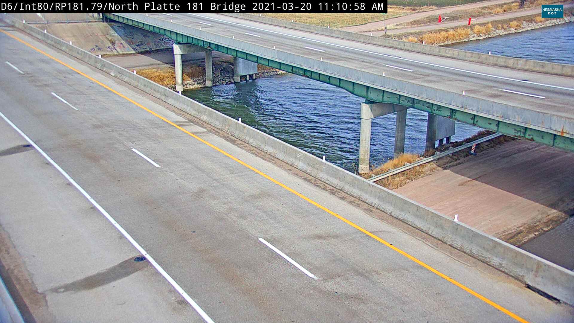 Bridge 181 E of North Platte - Surface - I-80 - USA