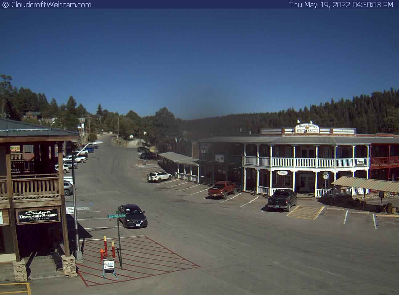 Cloudcroft, NM - Burro Ave. looking East - USA