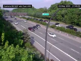 I-90 at Interchange 55 (Lackawanna Toll Barrier) View 2 (4ml43040b) - New York City