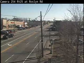NY 25 Eastbound at Roslyn Road (1950) - New York City