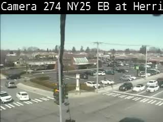 NY 25 Eastbound at Herricks Road (5774) - USA
