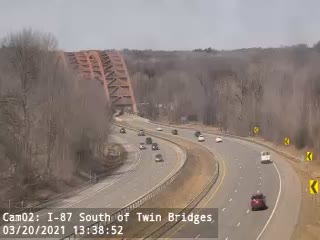 I-87 South of Mohawk River (Twin Bridges) (5572) - New York City