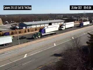 495 Westbound at Exit 56 Rest Area Camera 2 (1972) - USA