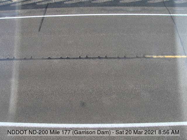 Garrison Dam - Pavement (ND 200 MP 177) - LiveView - USA