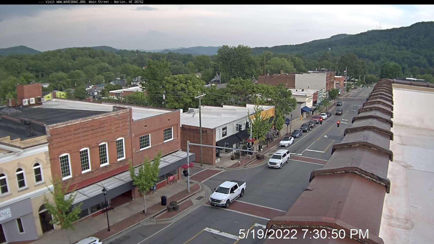 Marion, NC - Main St. South View - USA
