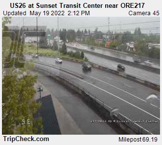US26 at Sunset Transit Center near ORE217 (166) - Oregon